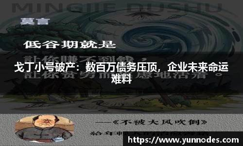 戈丁小号破产：数百万债务压顶，企业未来命运难料