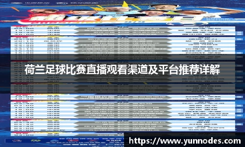 荷兰足球比赛直播观看渠道及平台推荐详解